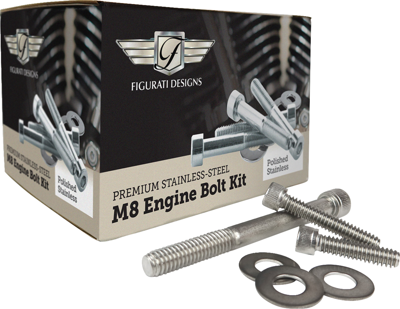 FIGURATI DESIGNS M8 Engine Bolt Kit