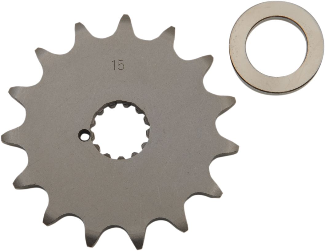 Parts unlimited Countershaft Sprocket - 15 Tooth - Suzuki 15T