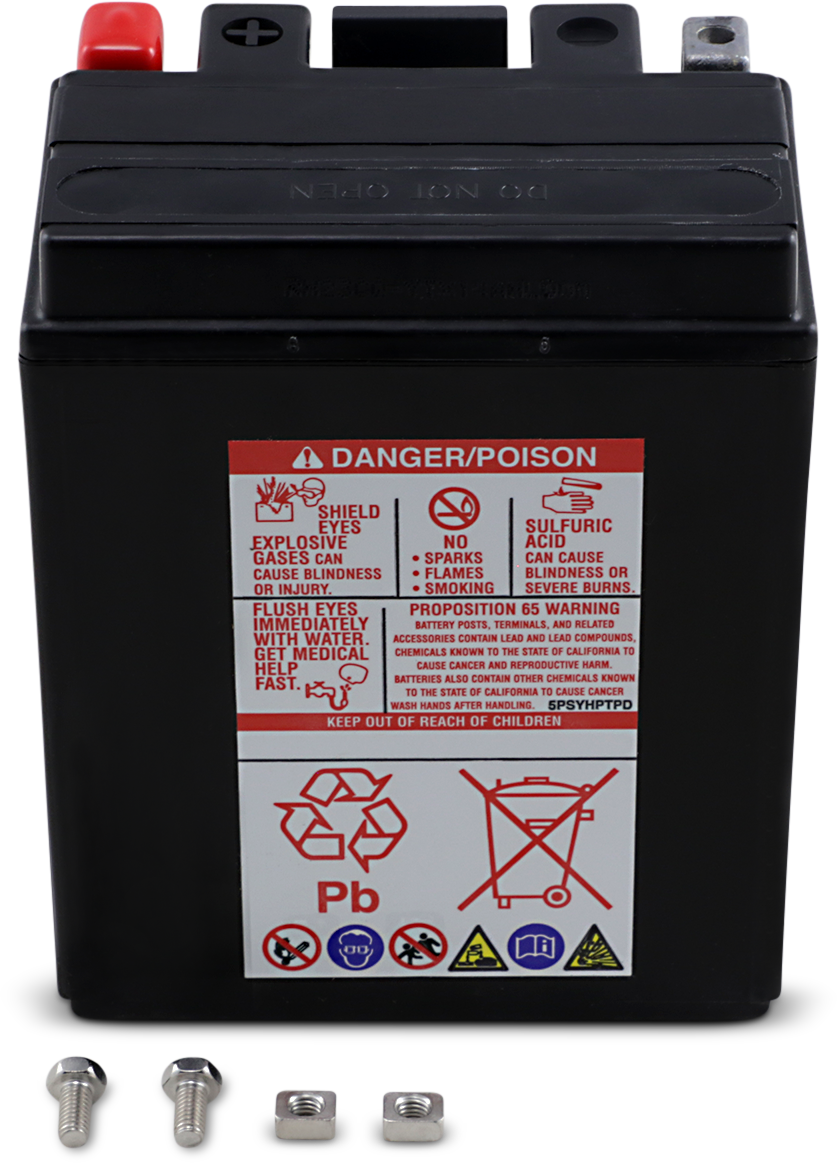 Yuasa AGM Battery - YTX14L Buell/Harley Davidson/Can-Am