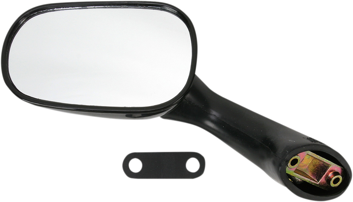 Emgo Mirror - Side View - Oval - Black - Left 1993-1997 Honda CBR900RR