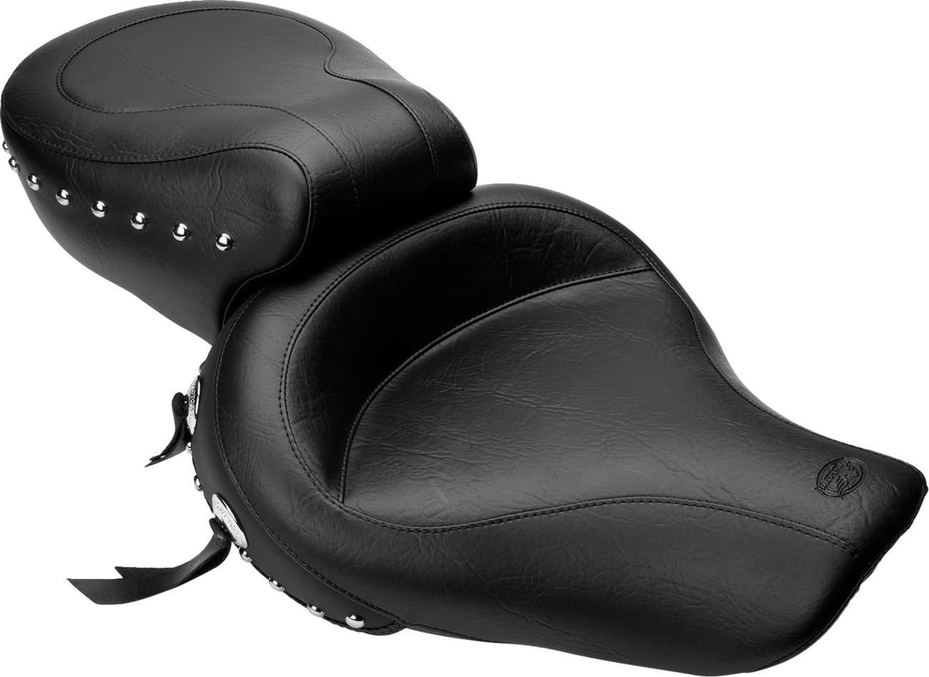 Mustang Wide Touring Smooth Seat For Harley Dyna 1996-2003