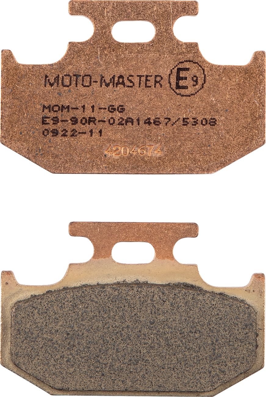 Moto Master Sinter Pro Racing Rear Brake Pads Kawasaki / Suzuki / Yamaha 125cc-650cc