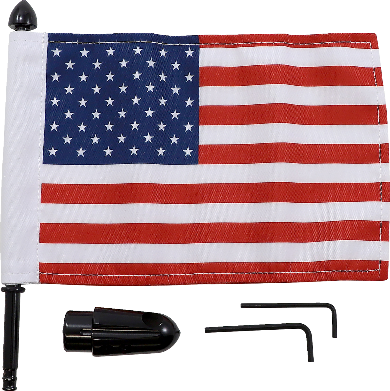 Flag Mount With American Flag
