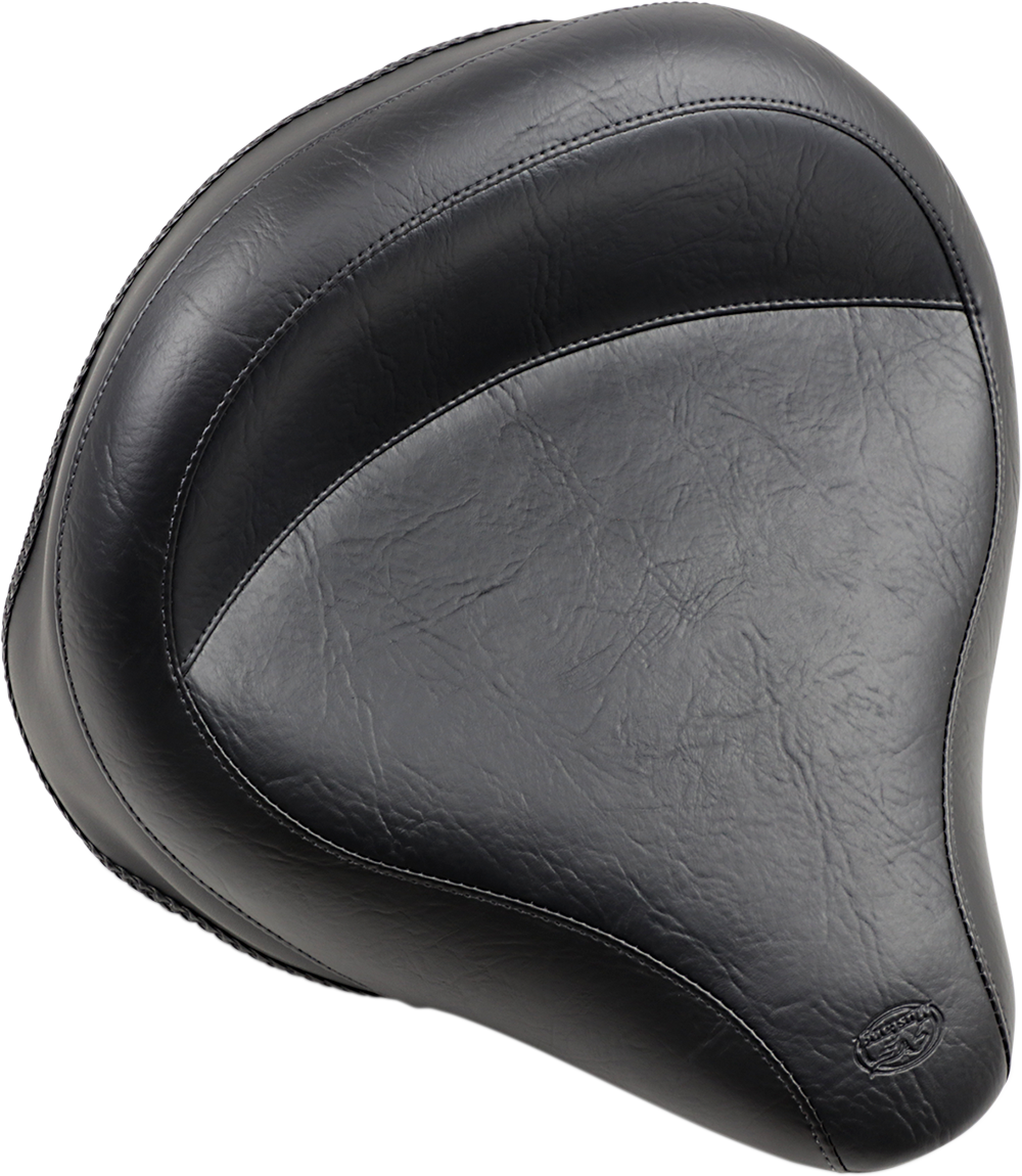 Mustang Wide Touring Solo Seat For Harley Softail 1984-1999