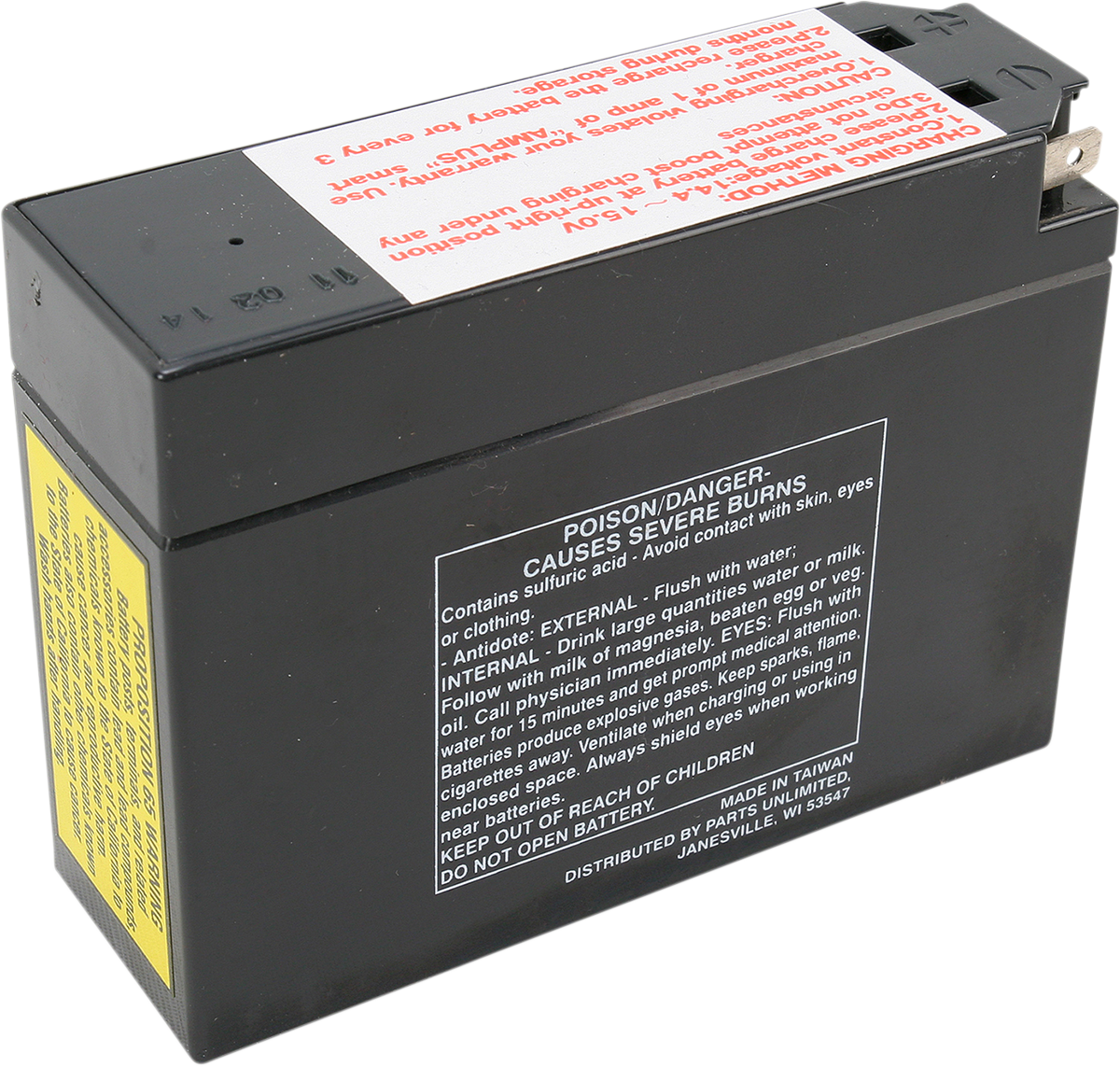 Parts unlimited AGM Battery - YT4B-BS Suzuki/Yamaha