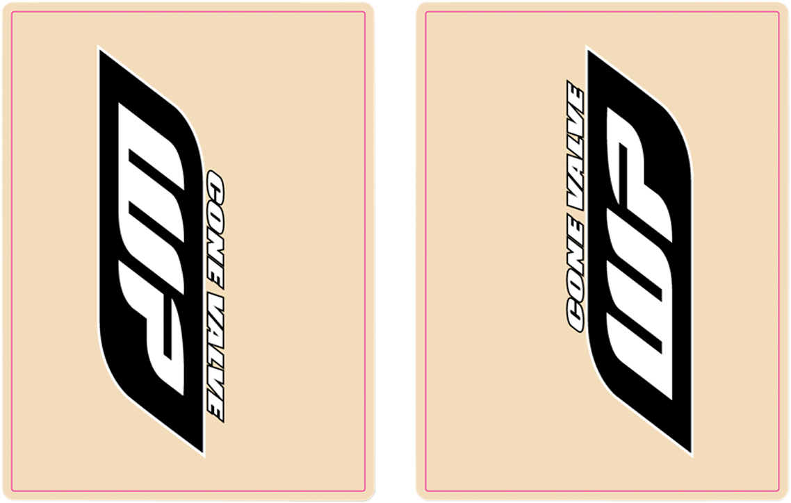 FLU DESIGNS INC. Upper Fork Decals