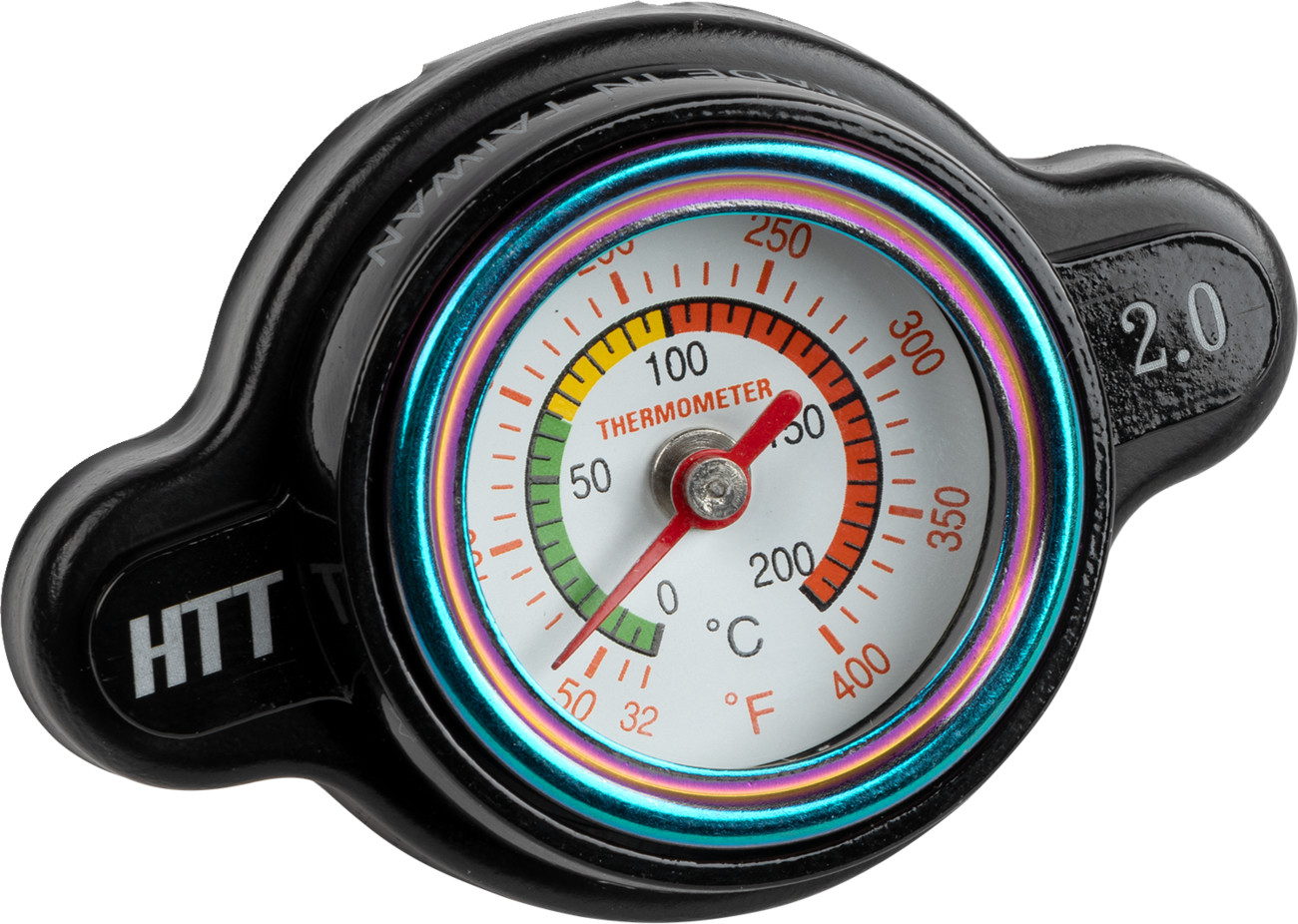 Moose Racing Radiator Cap with Temperature Gauge