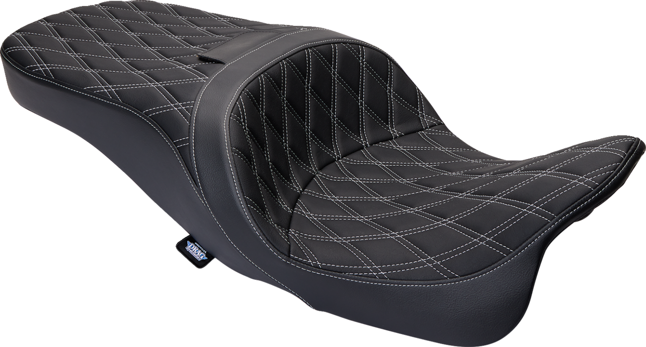 SEAT FREEDOM VINYL DOUBLE DIAMOND SILVER STITCH FLH 2009-23