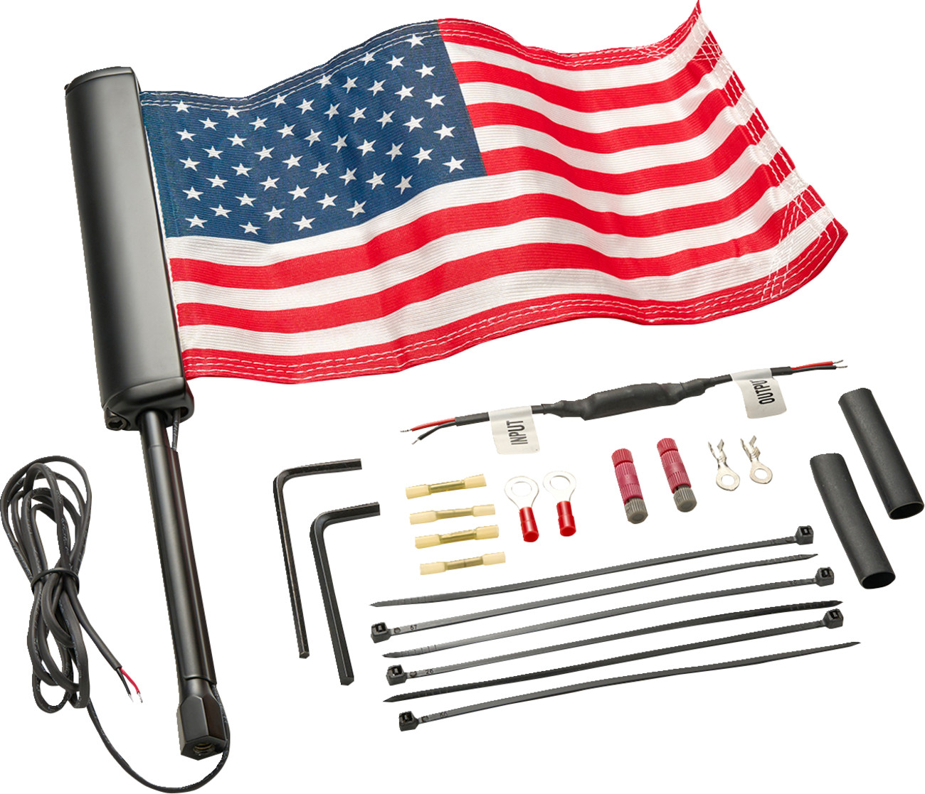 CIRO LED Lighted Flagpole with American Flag