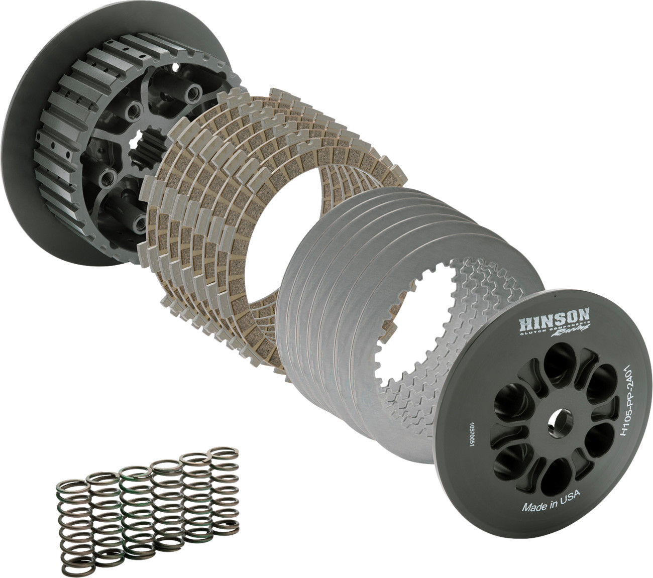 Hinson Billetproof Inner Hub / Pressure Plate Kit With Plates & Springs Husqvarna 250cc