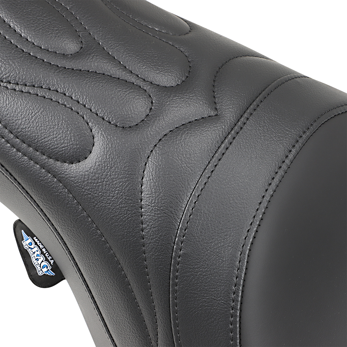 Drag specialties seats Predator Seat - Flame Stitched - FLHR/FLHX '99-'07 Harley Davidson