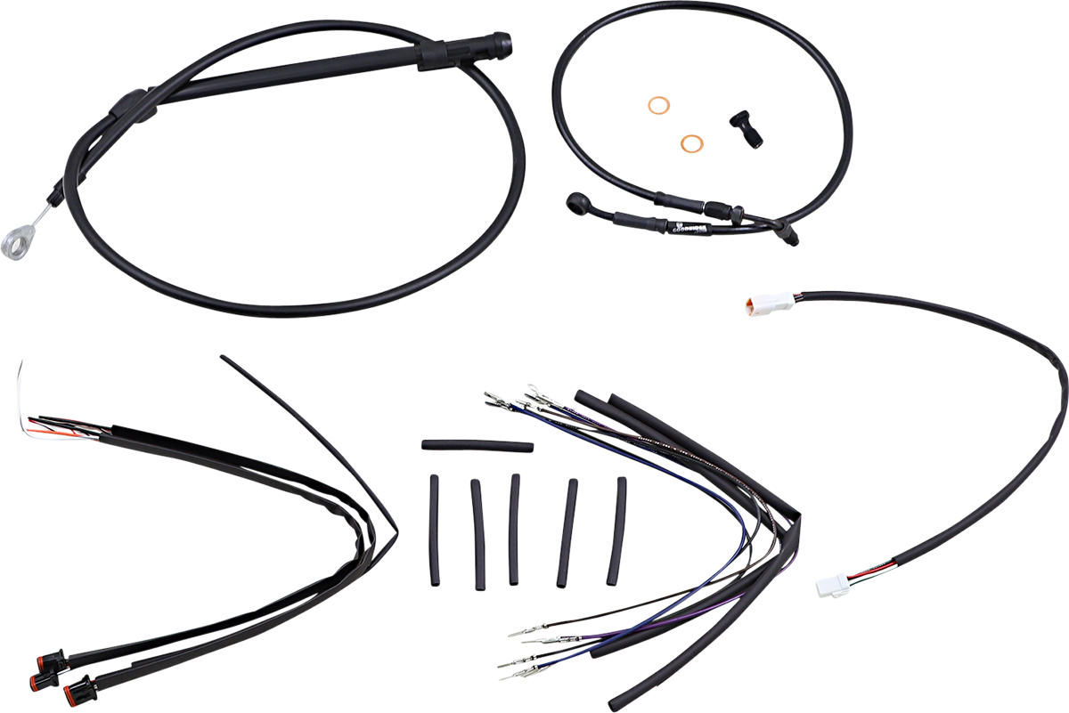 Burly T-Bar Cable Installation Kit For Harley Softail w/ABS 2018-2025