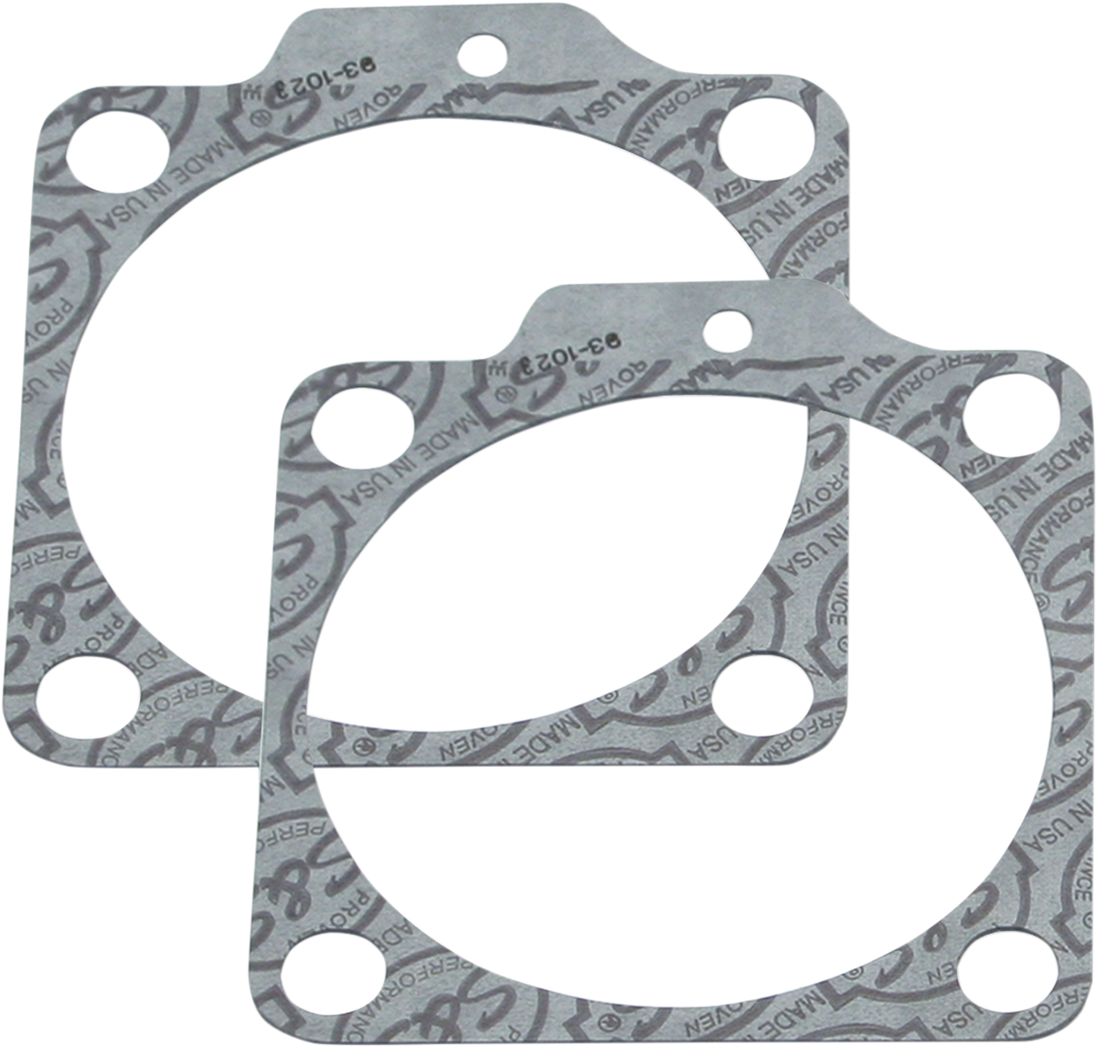 S&S Cycle 3-7/16", 3.5" Bore, .018" Thick Graphite Base Gaskets For Harley Shovelhead 1966-1984