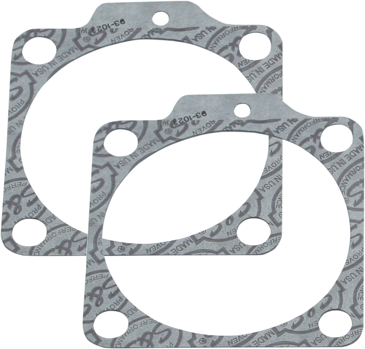 S&S Cycle 3-7/16", 3.5" Bore, .018" Thick Graphite Base Gaskets For Harley Shovelhead 1966-1984