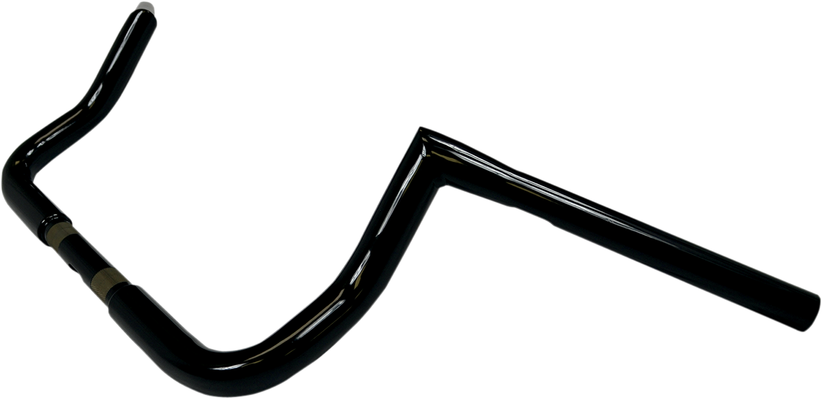 La choppers 1-1/4" Twin Peaks Touring Handlebar - 8" - Black Harley Davidson