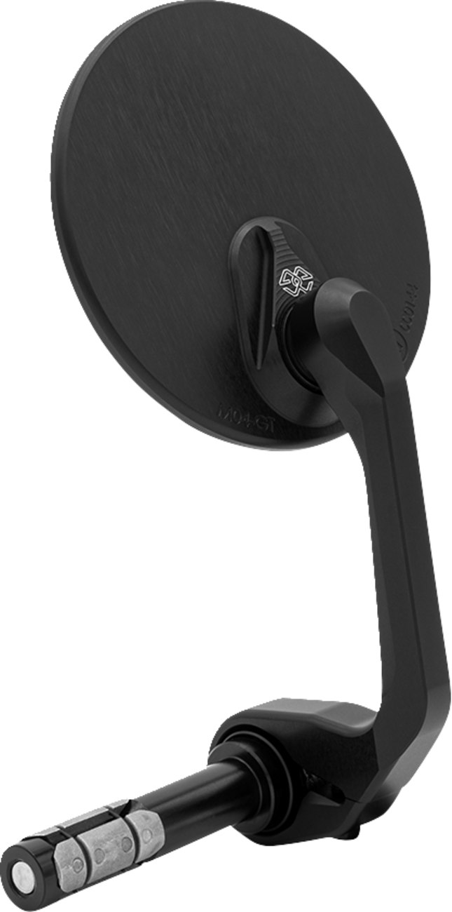 Gilles tooling Mirror - MOON - Side View - Round - Black - Right/Left - Each Aprilia/Ducati/Honda/Indian/Kawasaki/KTM/MV Agusta/Suzuki/Triumph/Yamaha/Husqvarna