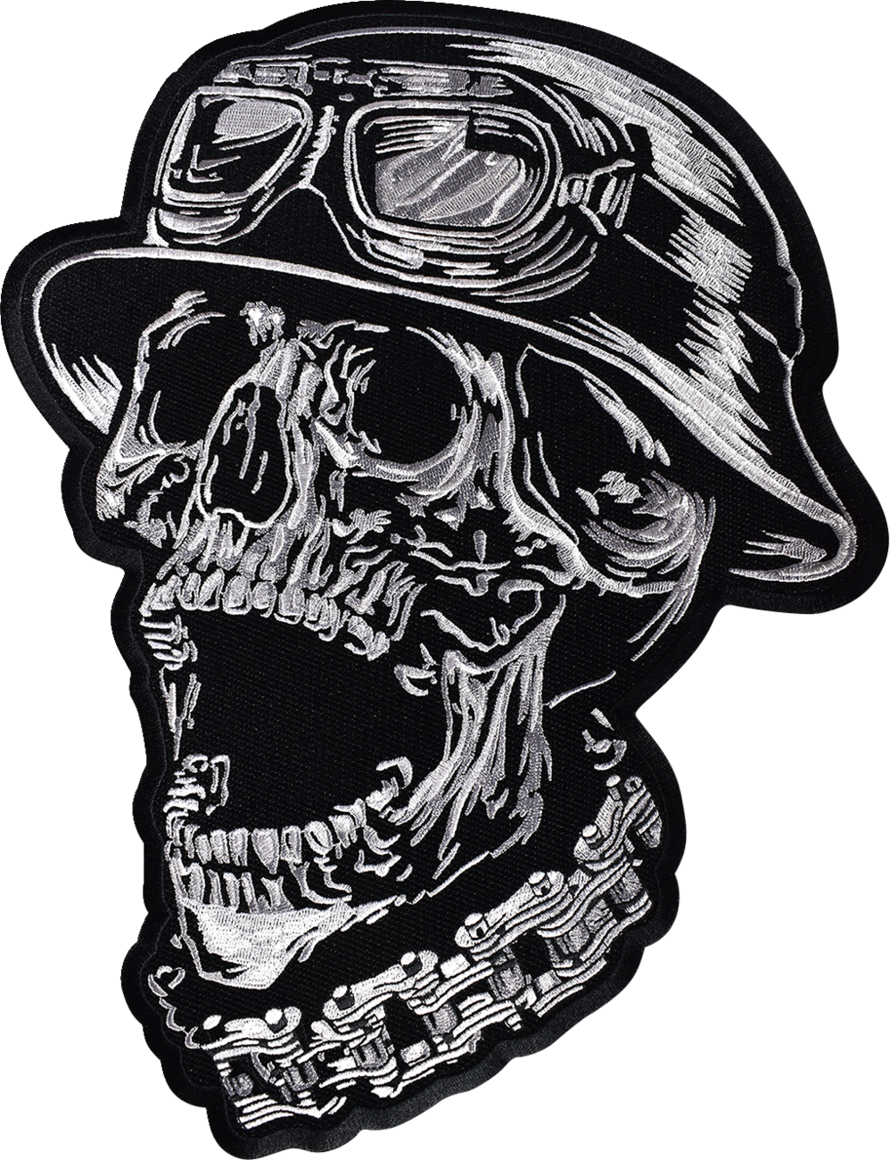 LETHAL THREAT FTW Helmet Skull Embroidered Patch