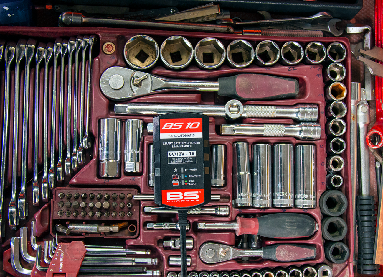 BS BATTERY BS 10 Smart Battery Charger & Maintainer