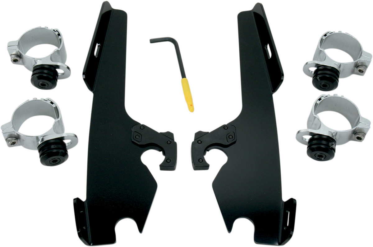 MEMPHIS SHADES Fats/Slim Windshield Trigger-Lock Complete Mount Kit