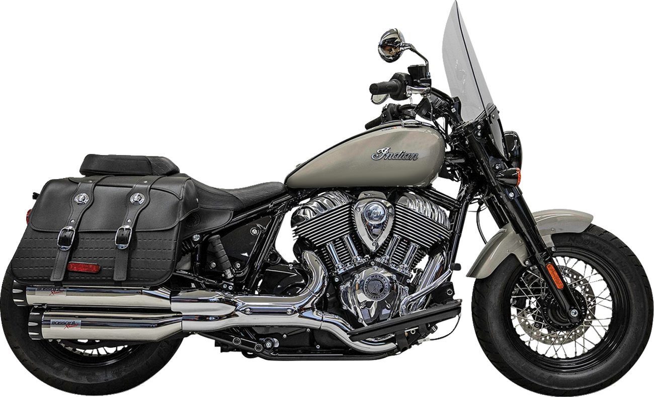 Bassani 4" Slip-On Mufflers For Indian Chief 2022-2025