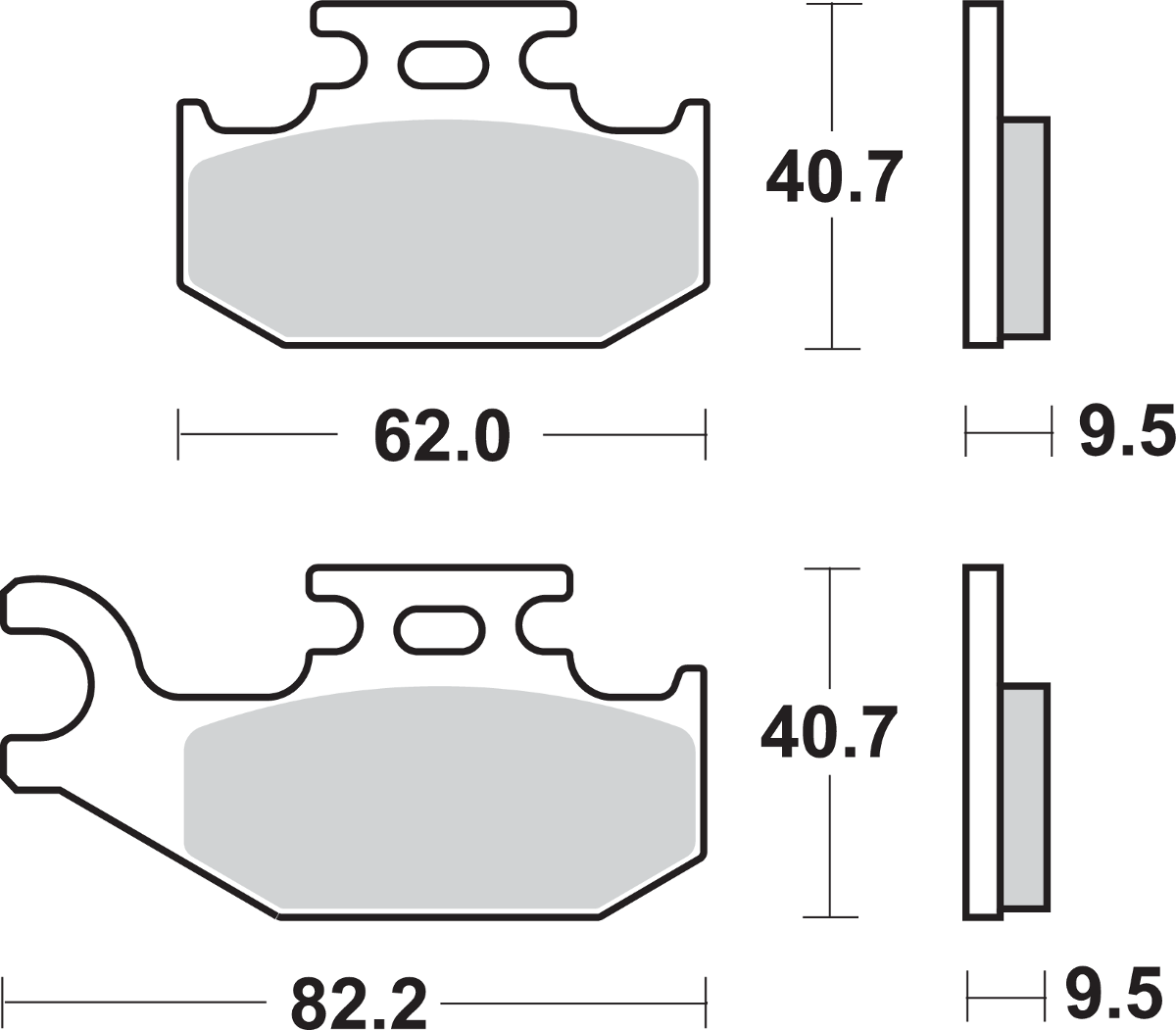 SBS SI Offroad Sintered Brake Pads