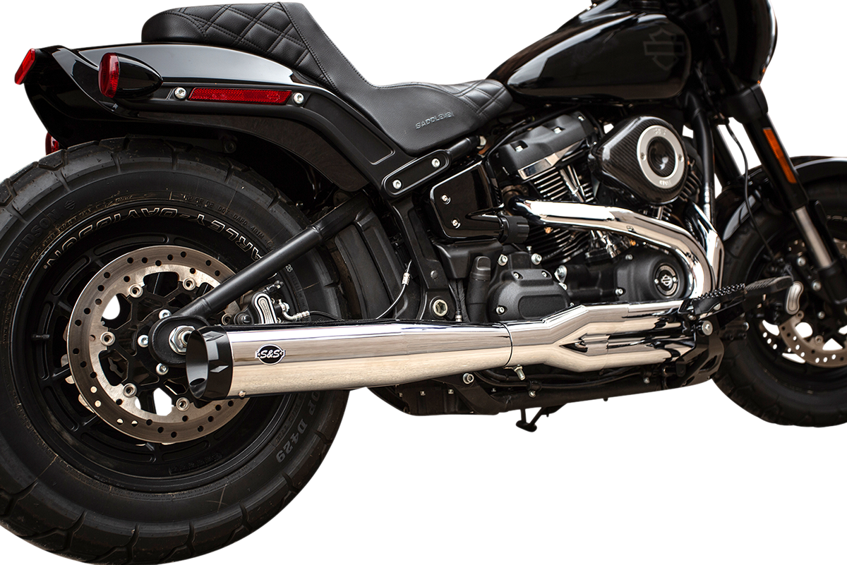 S&S Cycle 50-State Superstreet 2-Into-1 Exhaust System For Harley Softail 2018-2024