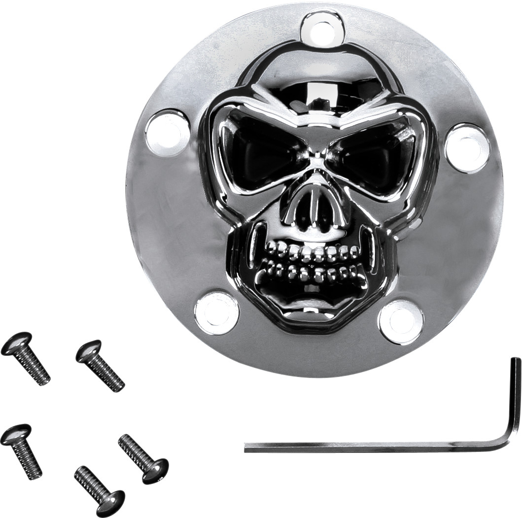 Drag Specialties 3-D Skull Points Cover