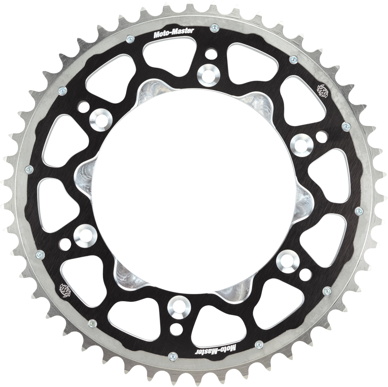 Moto-master Fusion Series Dual Ring Rear Sprocket - 49 Tooth - Black - Kawasaki/Suzuki 49T