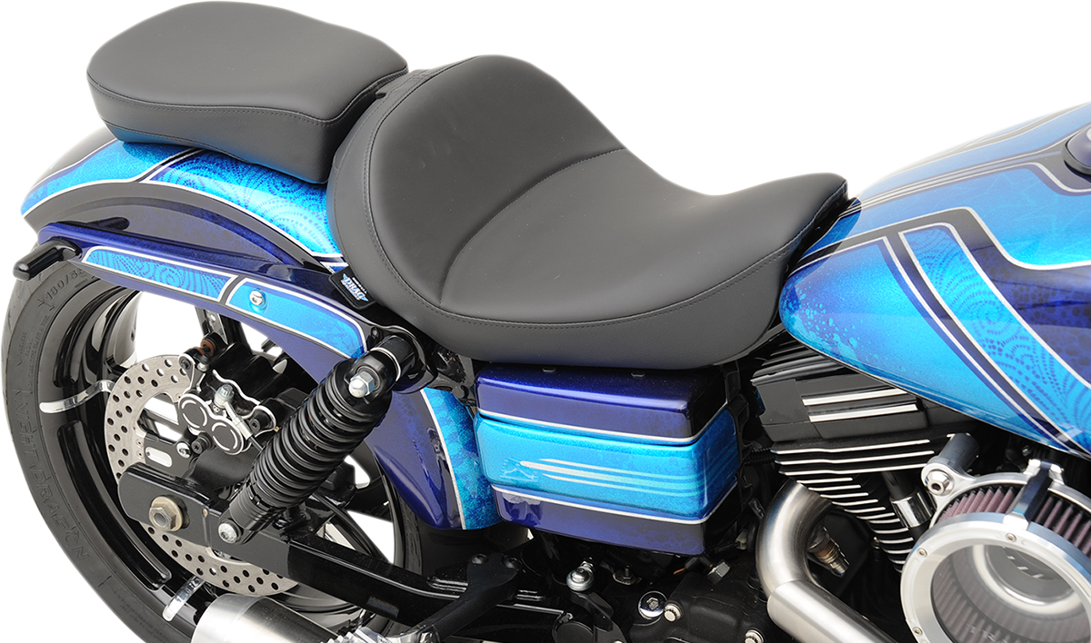 Drag specialties seats Solo Seat - Mild Stitched - Driver's Backrest - FXD/FLD '06-'17 Harley Davidson