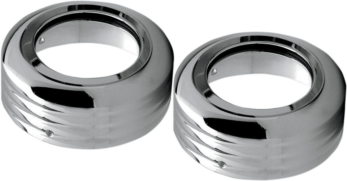 PRO-ONE PERF.MFG. Custom Billet Fork Boots — Ball-Milled