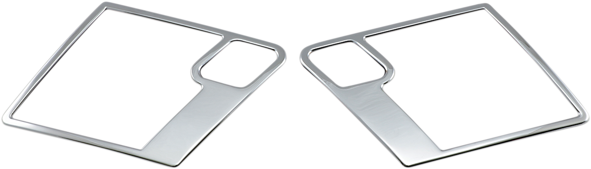 Parts unlimited Speaker Accent Trim - Front - Chrome 1988-2000 Honda GL1500 Gold Wing