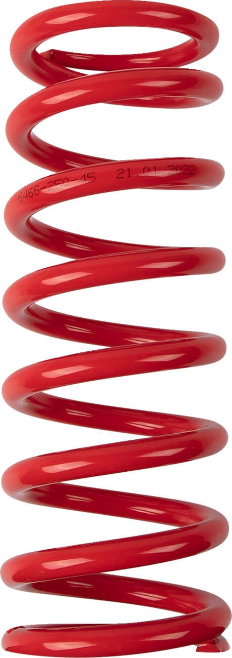 Moose offroad Shock Spring - 64/66 mm OD - 45 n/mm - Red Honda/Kawasaki/Suzuki