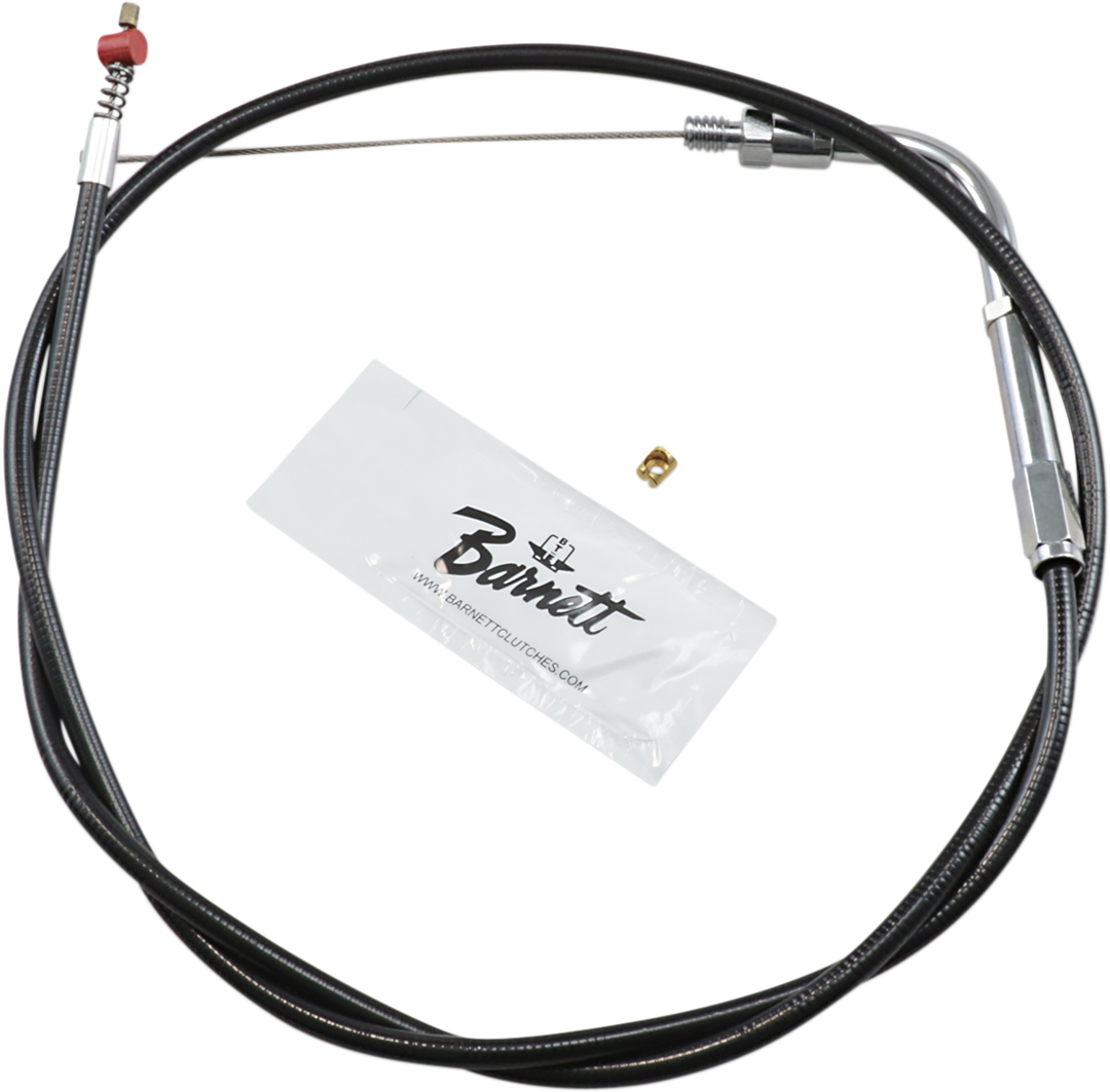 Barnett Black Vinyl Idle Cable For Harley Softail / Dyna 1990-1995