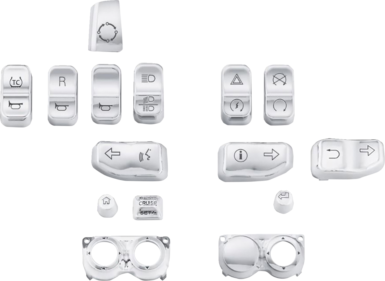 Drag Specialties Switch Caps For Harley