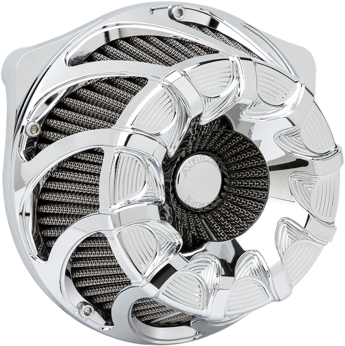 Arlen ness Inverted Series Air Cleaner Kit - Chrome Harley Davidson