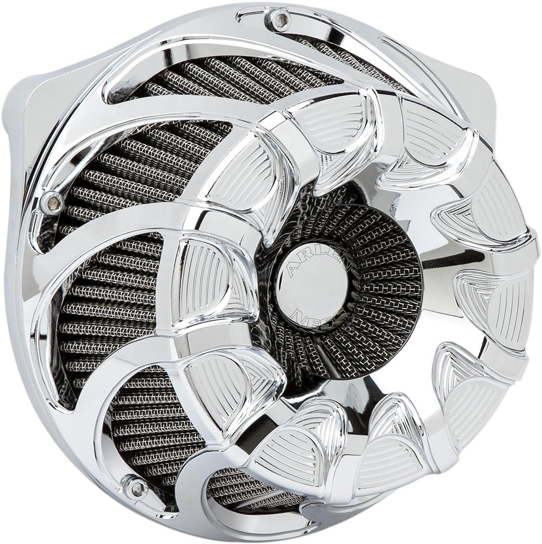 Arlen ness Inverted Series Air Cleaner Kit - Chrome Harley Davidson