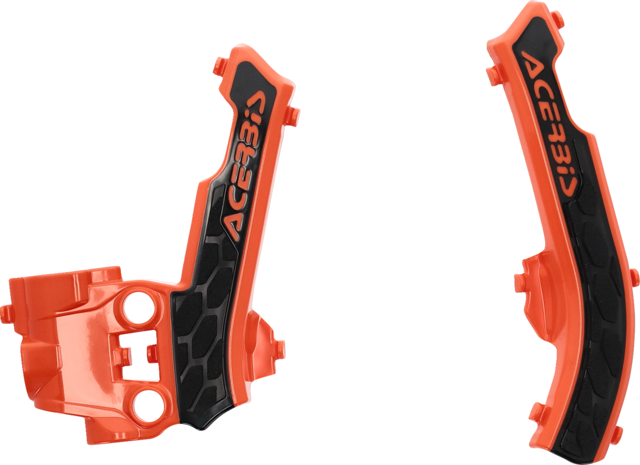 Acerbis X-Grip Frame Guards - '16 OEM Orange/Black - Gas Gas | Husqvarna | KTM