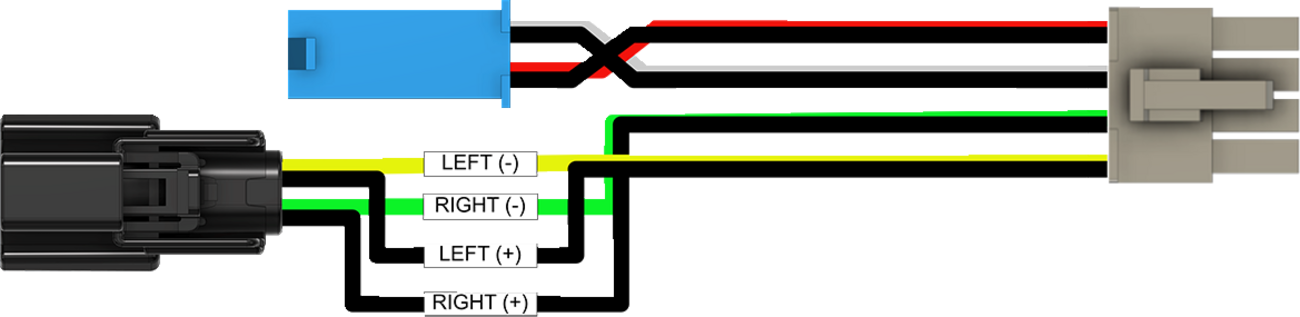 HOGTUNES Rear Speaker Plug