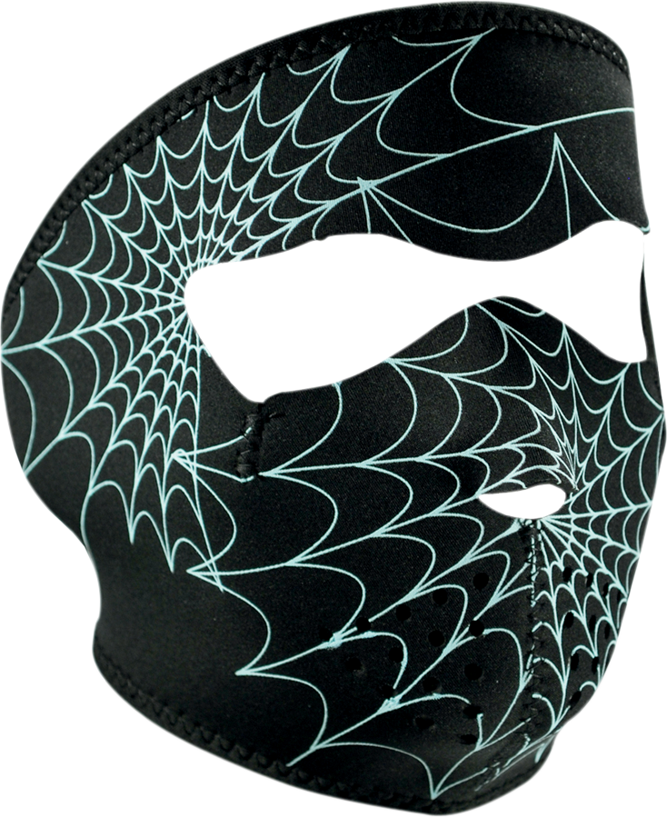 Zan headgear Neoprene Full-Face Mask — One Size, Glow-in-the-Dark