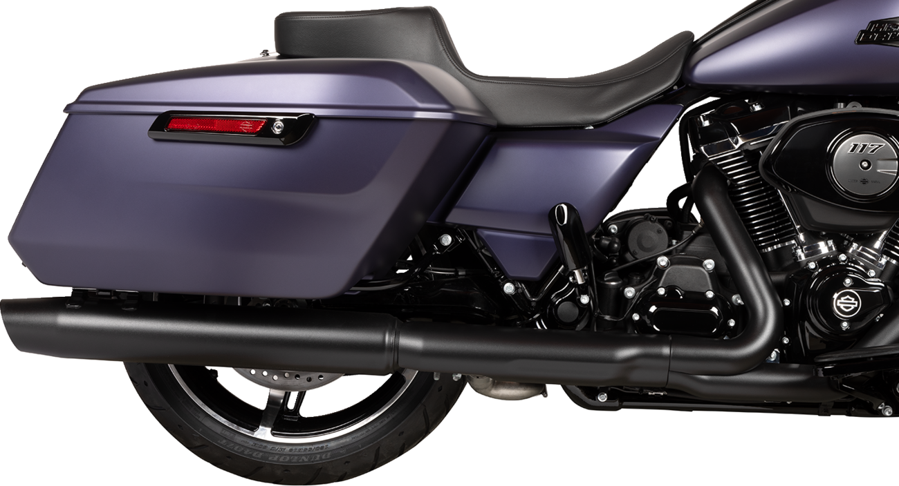 Drag specialties seats Predator 2-Up Seat - Extended Reach - Smooth Vinyl - FLHX/FLTR '23-'24 Harley Davidson