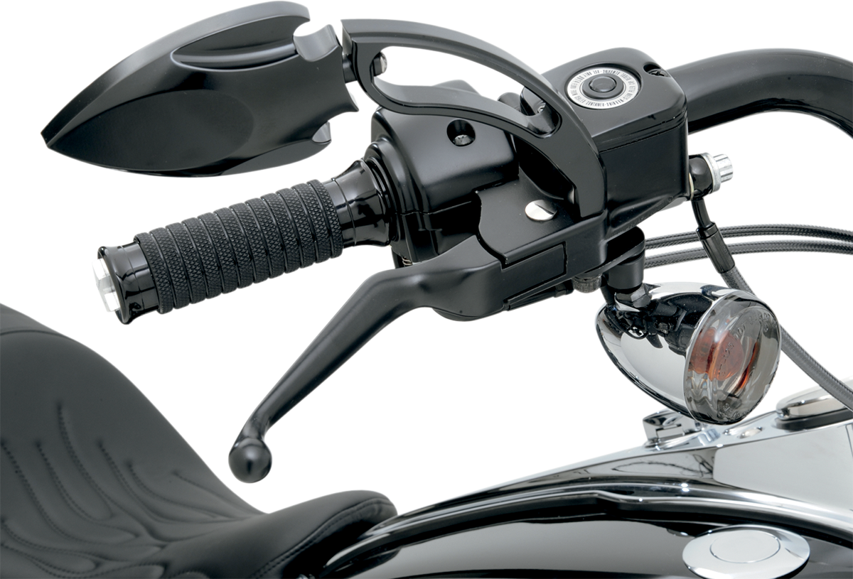 Drag specialties Wide Blade Lever Set - Black Harley Davidson