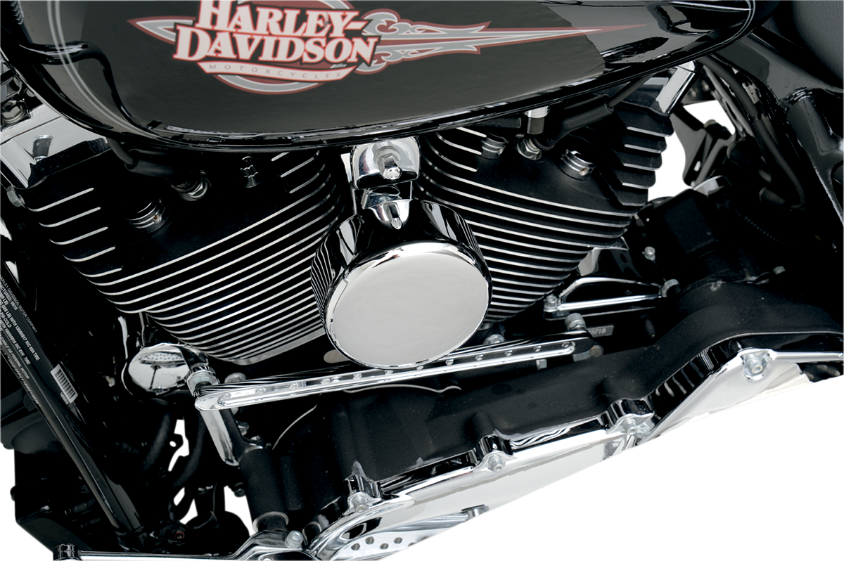 Drag specialties Round Horn Cover - Chrome Harley Davidson