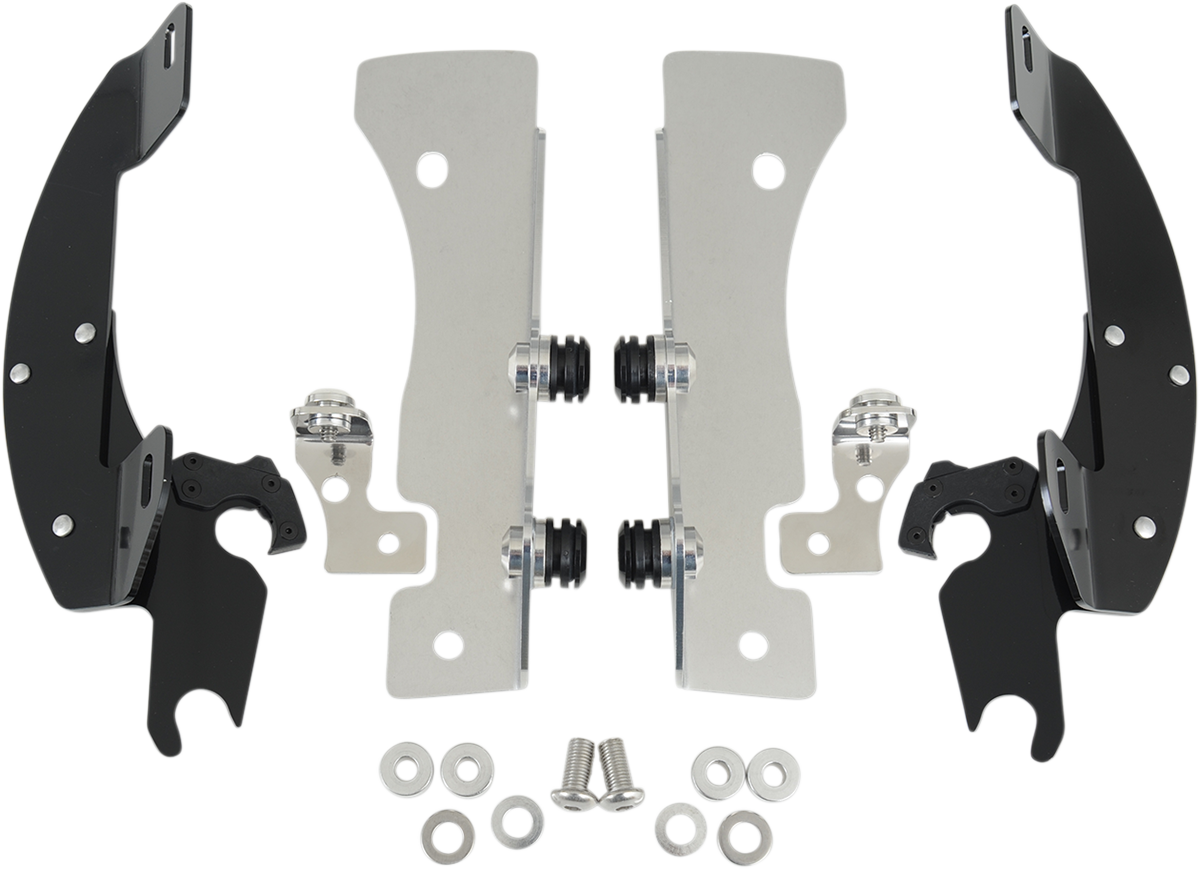 Memphis shades Batwing Trigger Lock Mounting Kit - XV16/17 - Black Yamaha