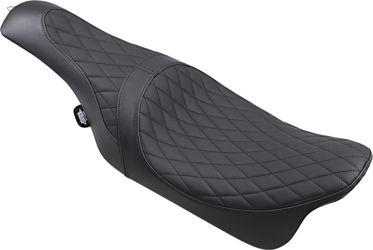 Drag specialties seats Caballero Seat - Solar Reflective Leather - Diamond Stitch - FL '08-'23 Harley Davidson