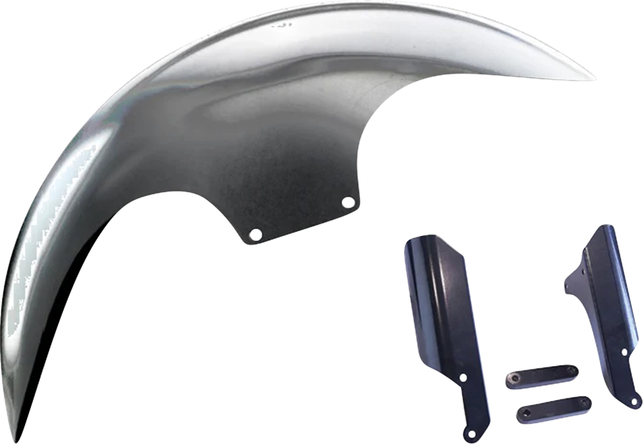 Paul Yaffe Real Steel Cafe Front Fender For Harley