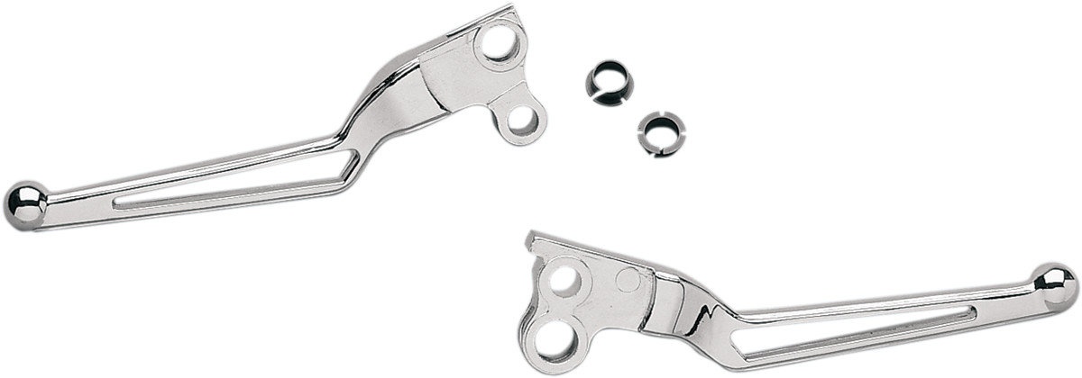 Drag Specialties Stealth Series Lever Set For Harley 1982-1995