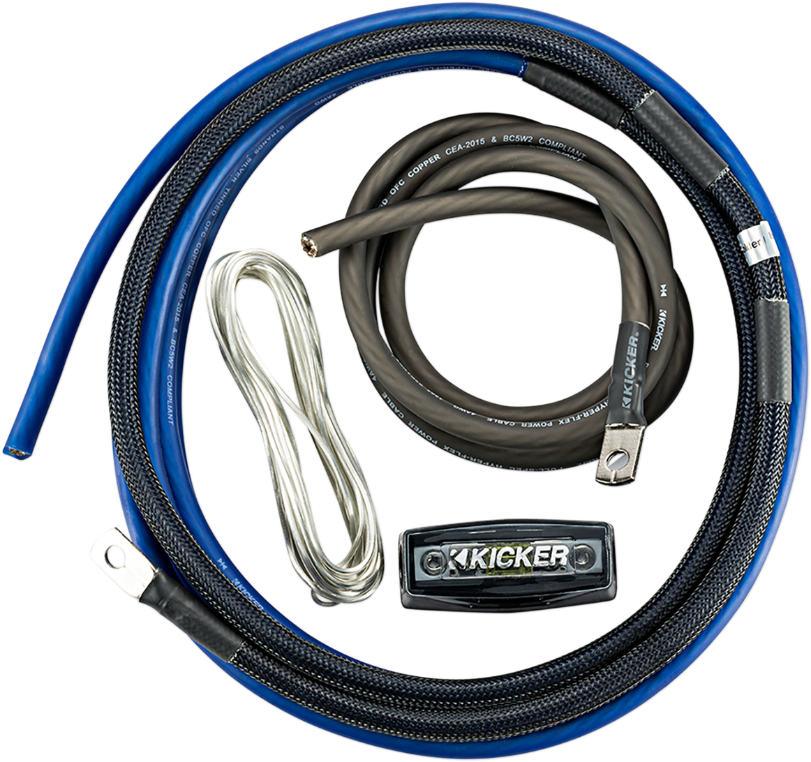 Kicker 4 Gauge Amplifier Install Kit