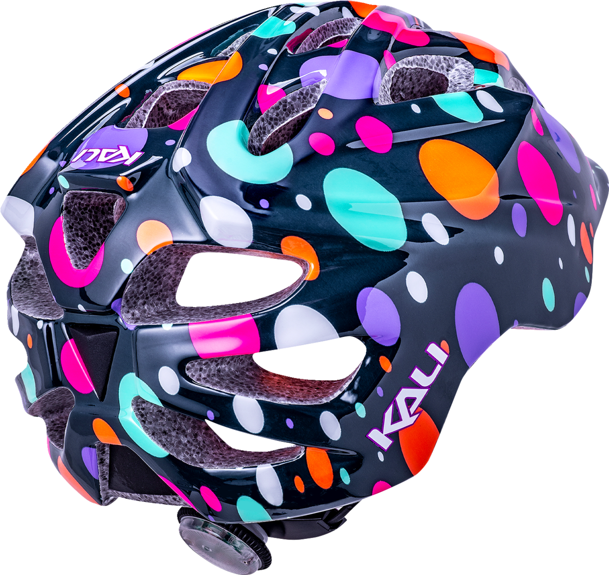 KALI Child Chakra Lighted Confetti Bicycle Helmet
