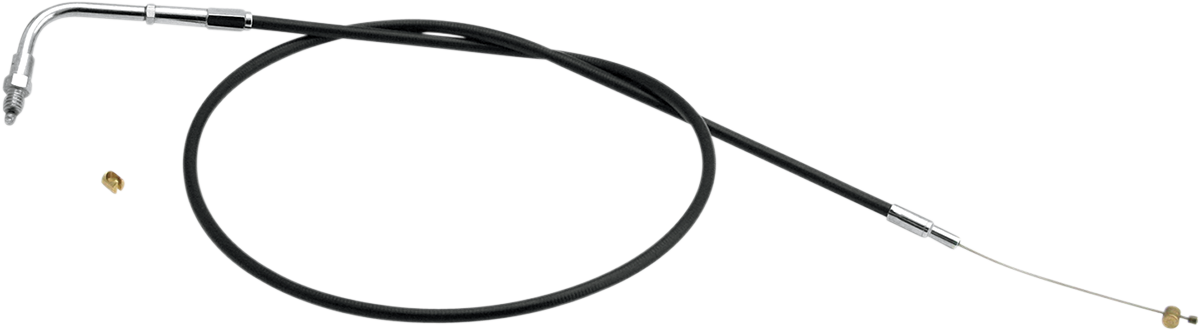 S&amp;S CYCLE Black Vinyl Throttle/Idle Cable