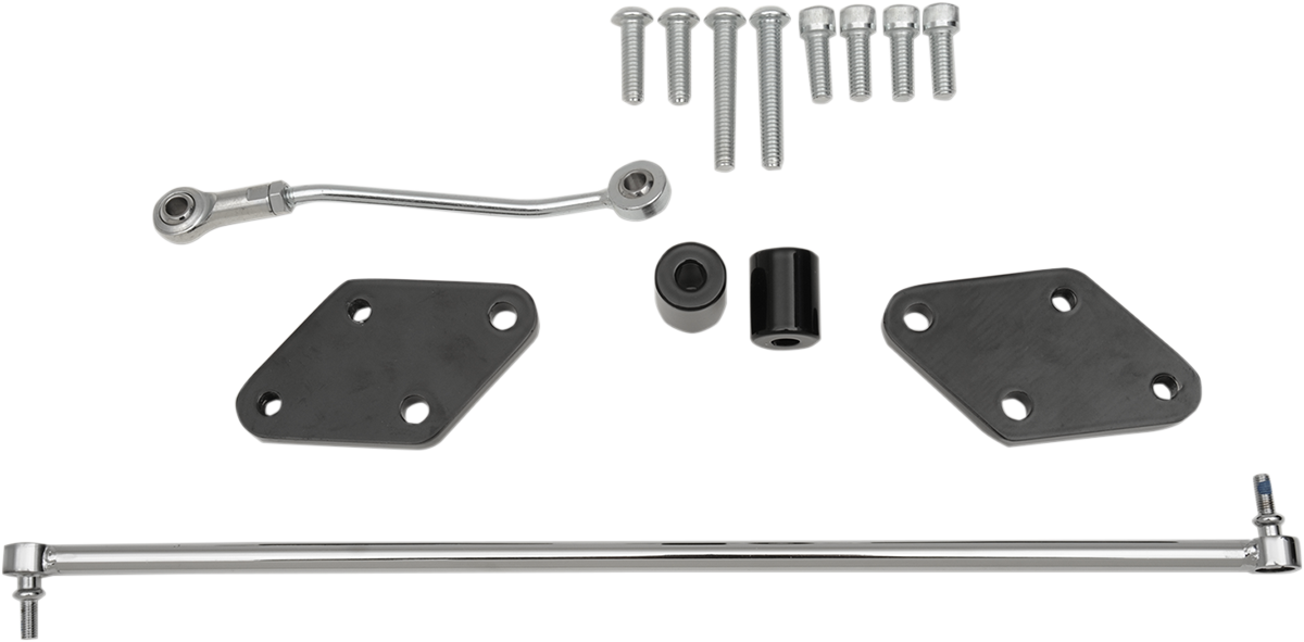 Drag specialties Forward Control Relocation Kit - 2" Rearward - XL Harley Davidson